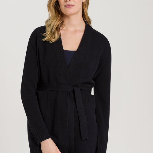 78700 Knits Belted Cardigan - 2601 Deep Navy