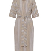 78709 Urban Casuals Dress - 2370 Earthy Stripe