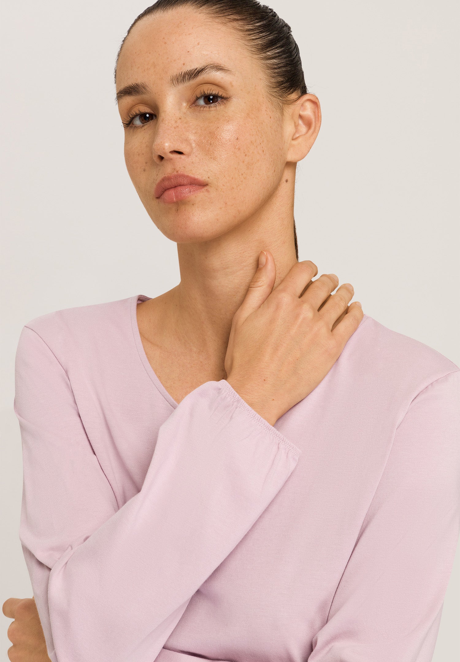 78750 Natural Shirt L/Slv Shirt - 1499 Crepe Pink