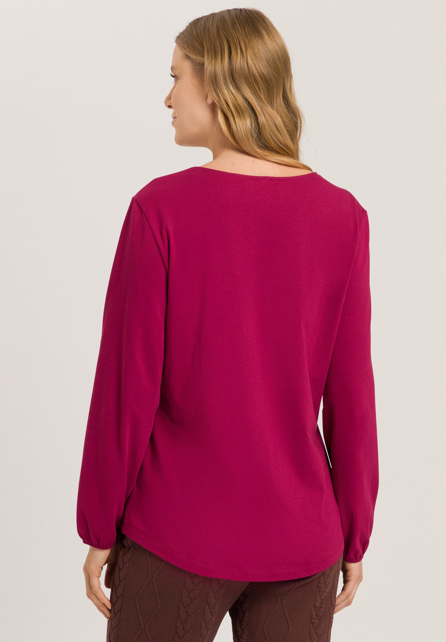 78750 Natural Shirt L/Slv Shirt - 2406 Intense Garnet