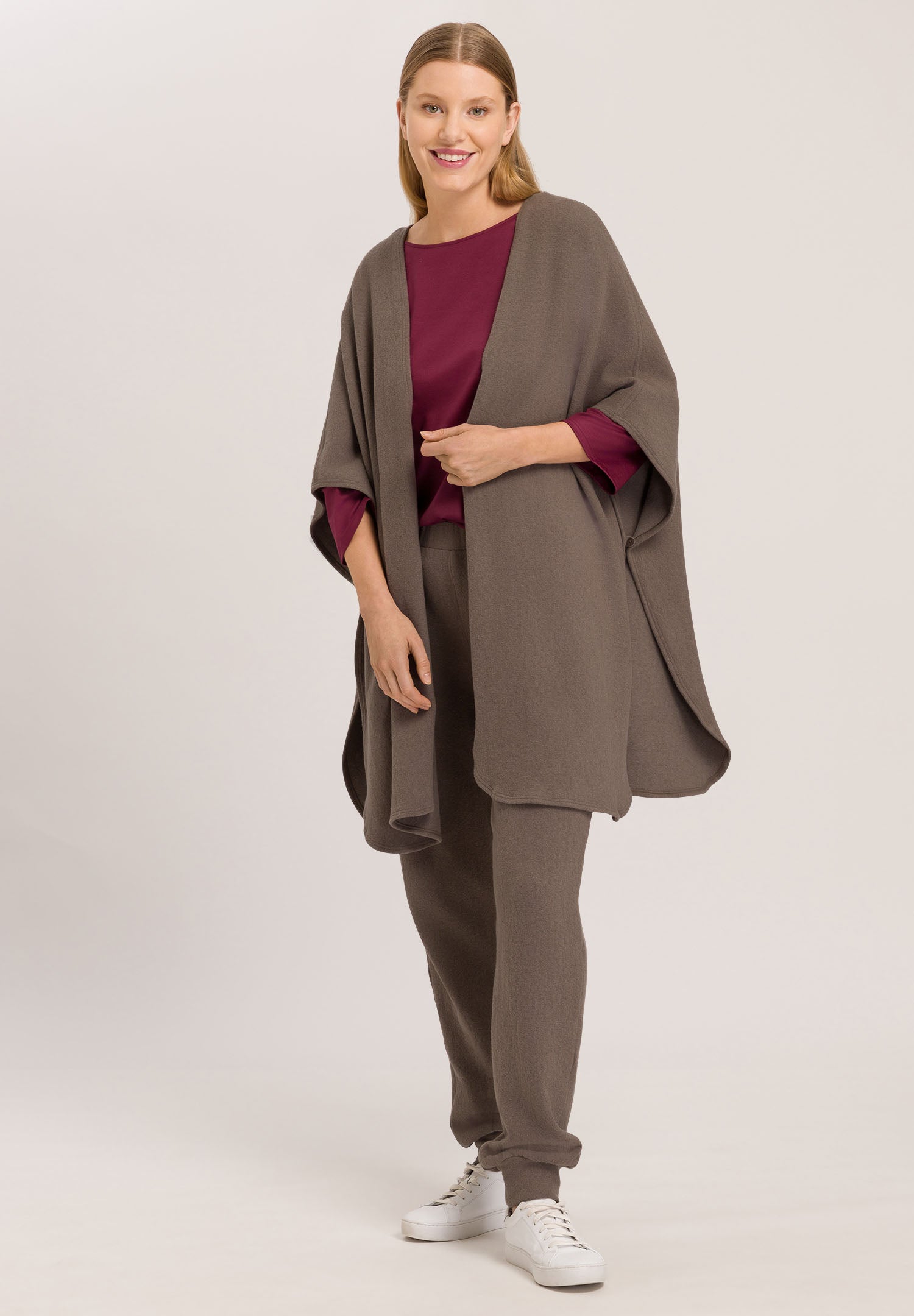 78779 Easywear Poncho - 1258 Mocha Stone