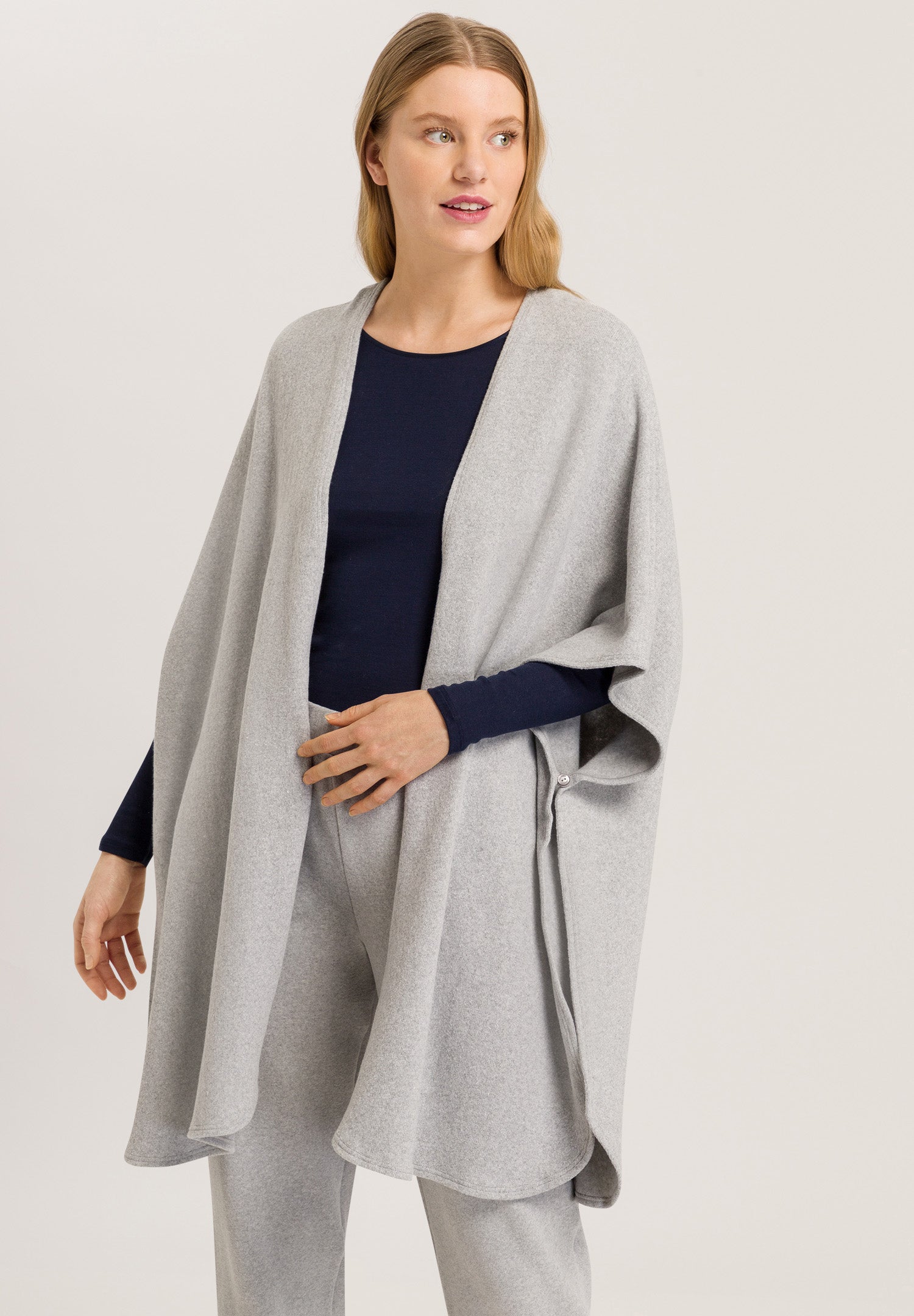 78779 Easywear Poncho - 1259 Classic Grey Melange