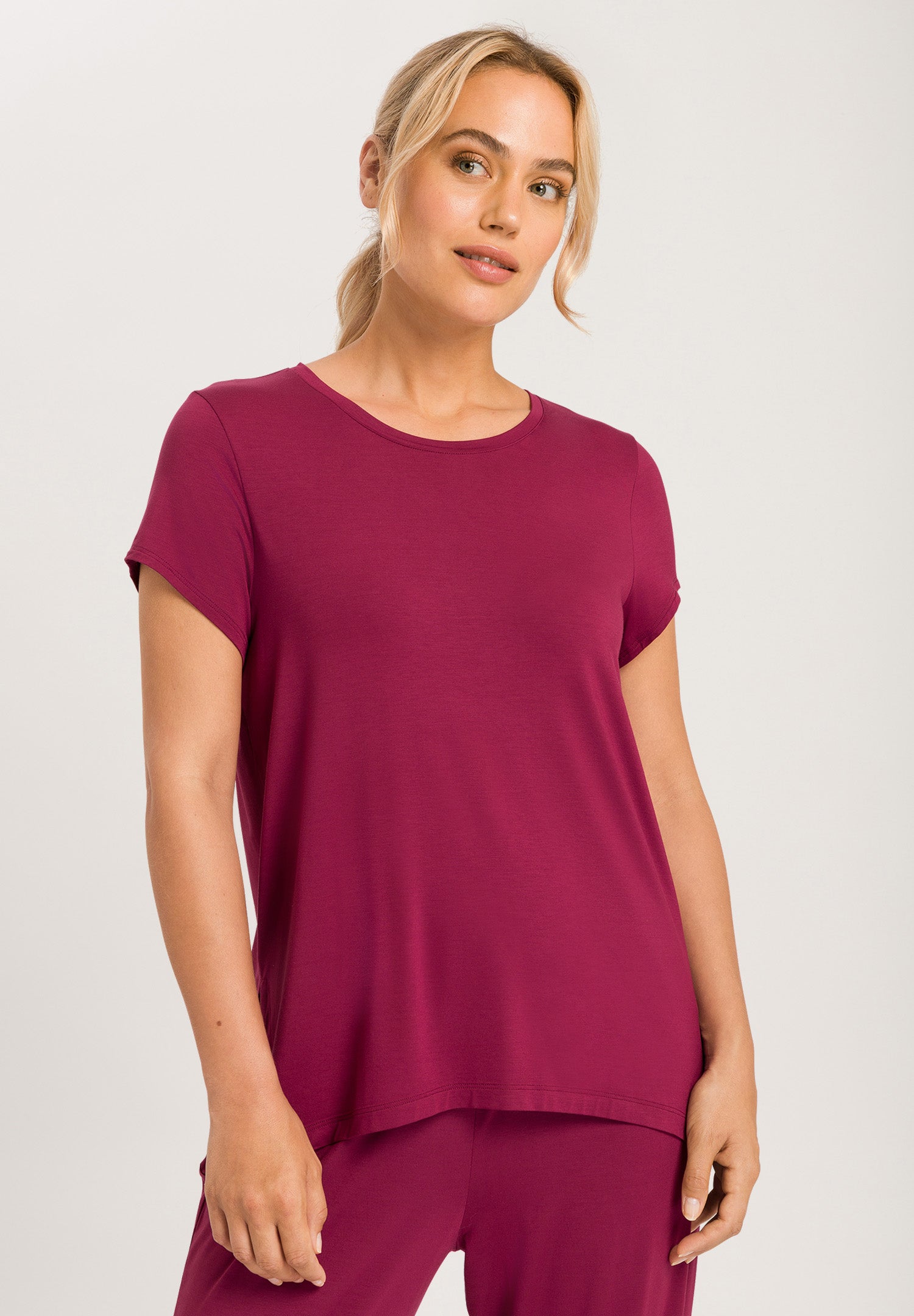 78795 Yoga S/Slv Shirt - 2475 Anemone