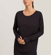 78796 Yoga L/Slv Shirt - 2199 Black Beauty