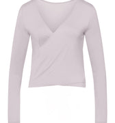 78800 Yoga L/Slv Wrap Shirt - 2461 Lilac Marble