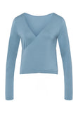 78800 Yoga L/Slv Wrap Shirt - 2530 Stone