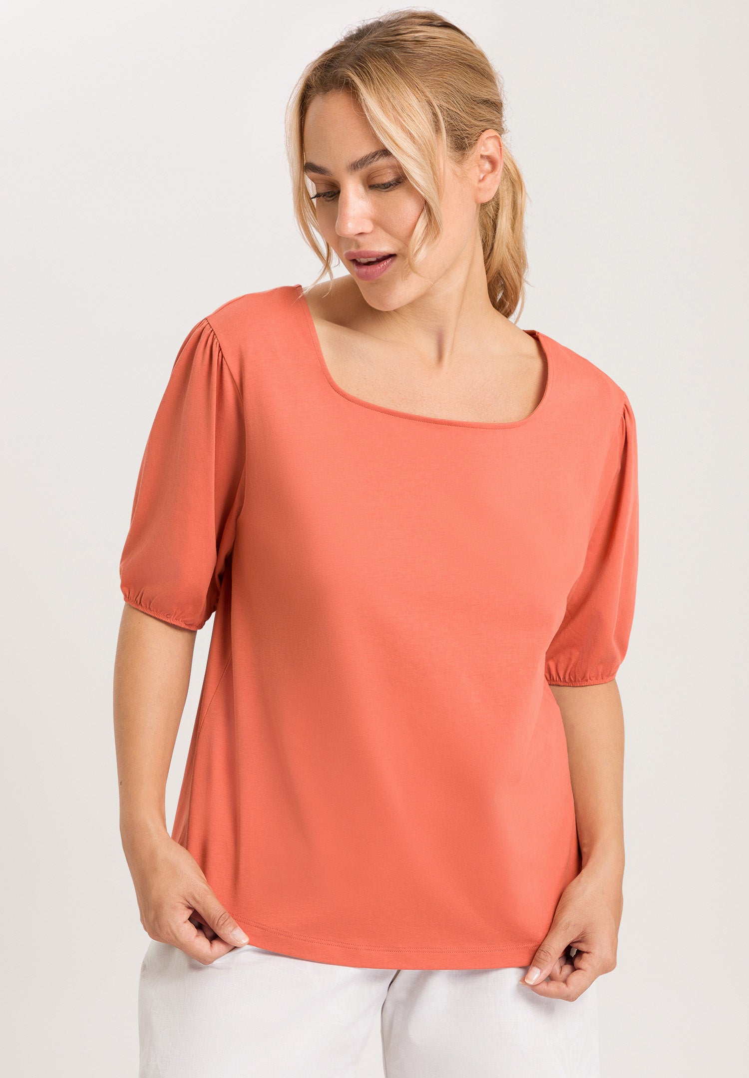 78807 S/SLV SHIRT - 2294 Apricot Brandy