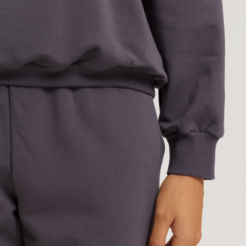 Natural Living Organic Cotton French Terry Sweatshirt | Black Pearl 78882-2183