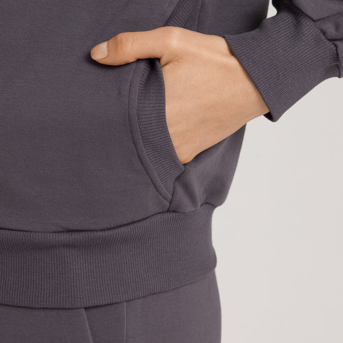Natural Living Organic Cotton French Terry  Jacket | Black Pearl 78885-2183