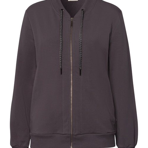 Natural Living Organic Cotton French Terry  Jacket | Black Pearl 78885-2183