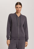 Natural Living Organic Cotton French Terry  Jacket | Black Pearl 78885-2183