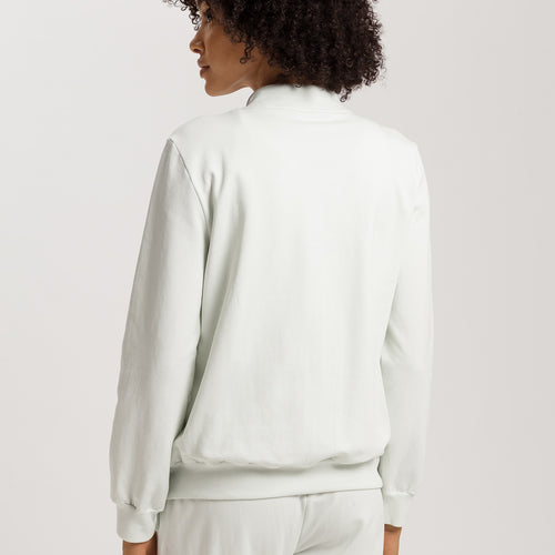 Natural Living Organic Cotton French Terry  Jacket | Green Beryl 78885-2707