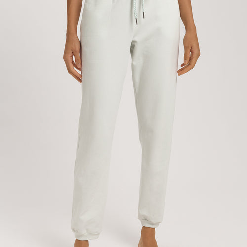 Natural Living Organic Cotton French Terry Pants | Green Beryl 78886-2707