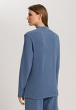 Easy Wear Recycled Cotton Blend Pullover | Delicate Blue 78892-3057