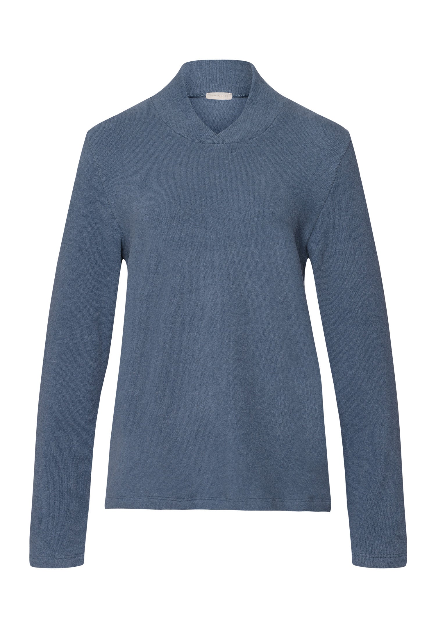 Easy Wear Recycled Cotton Blend Pullover | Delicate Blue 78892-3057