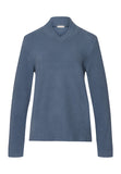Easy Wear Recycled Cotton Blend Pullover | Delicate Blue 78892-3057