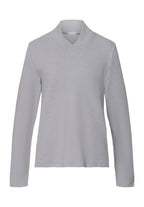 Easy Wear Recycled Cotton Blend Pullover | Moonstone 78892-3058