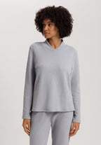 Easy Wear Recycled Cotton Blend Pullover | Moonstone 78892-3058