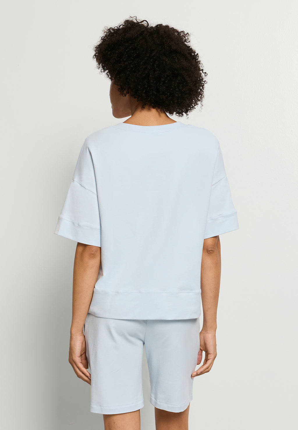 Natural Living S/Slv Sweatshirt | Watery Blue 78896-2244