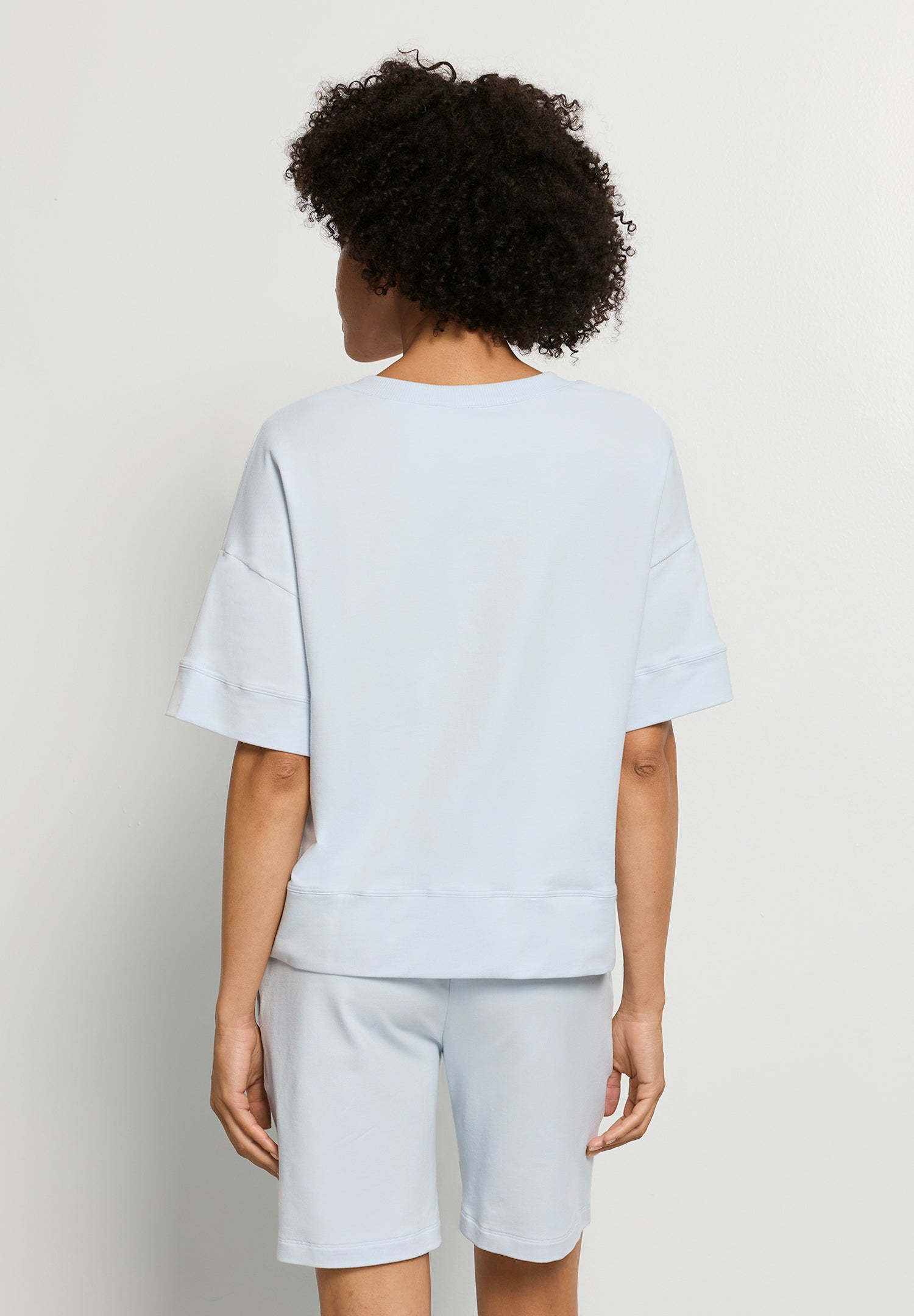 Natural Living S/Slv Sweatshirt | Watery Blue 78896-2244