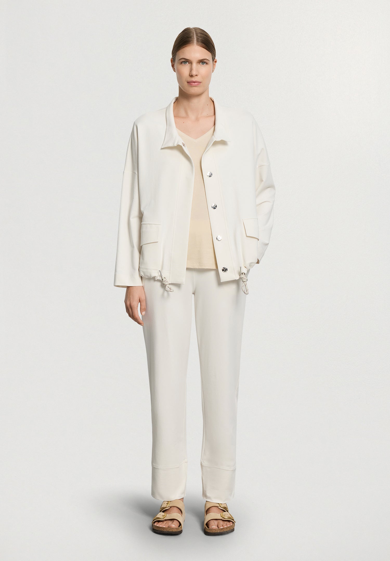 Natural Living Crop Pants 7/8 | Misty White 78898-2123