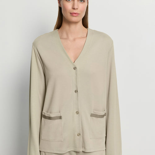 Pure Comfort Cardigan | Olive Stem 78902-2661