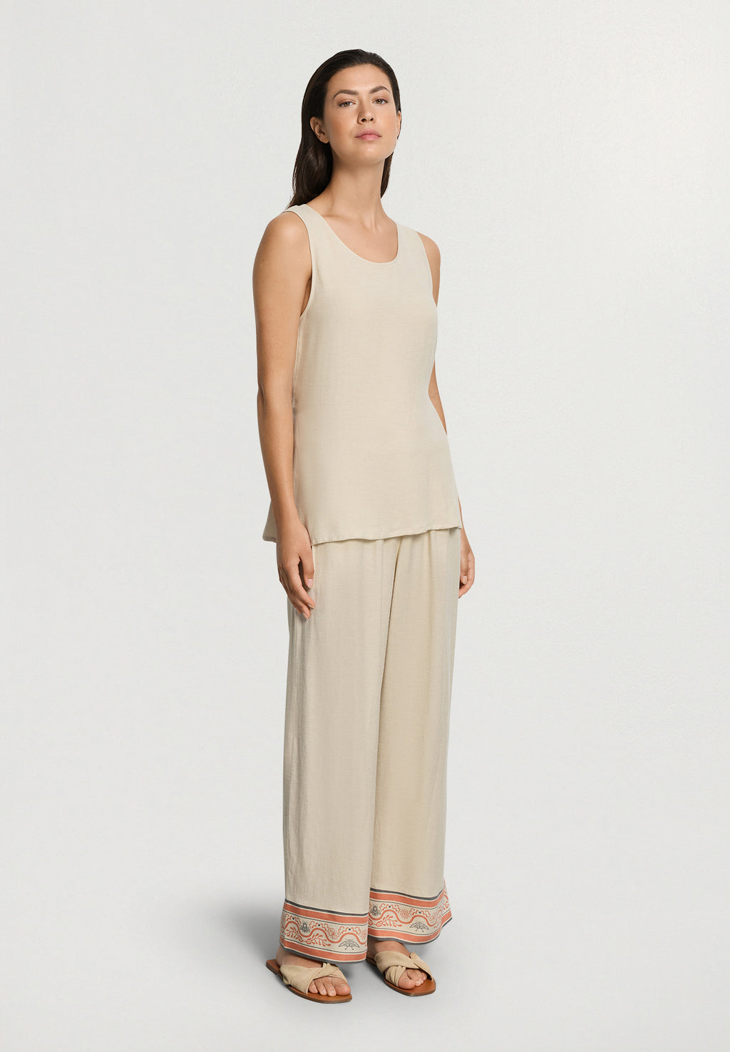 Urban Casuals Crop Pants 7/8 | Oyster Gray 78914-2671