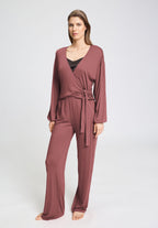 Natural Wear L/S Wrap Shirt | Apple Butter 78922-2441