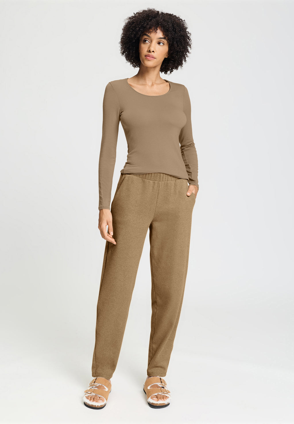 Easy Wear Pants | Steel Melange 78930-3164