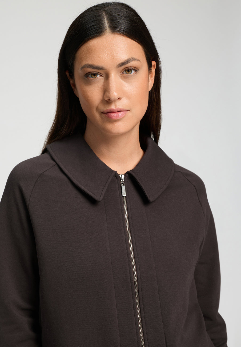 Natural Living Zip Jacket | Dark Mocha 78935-2185