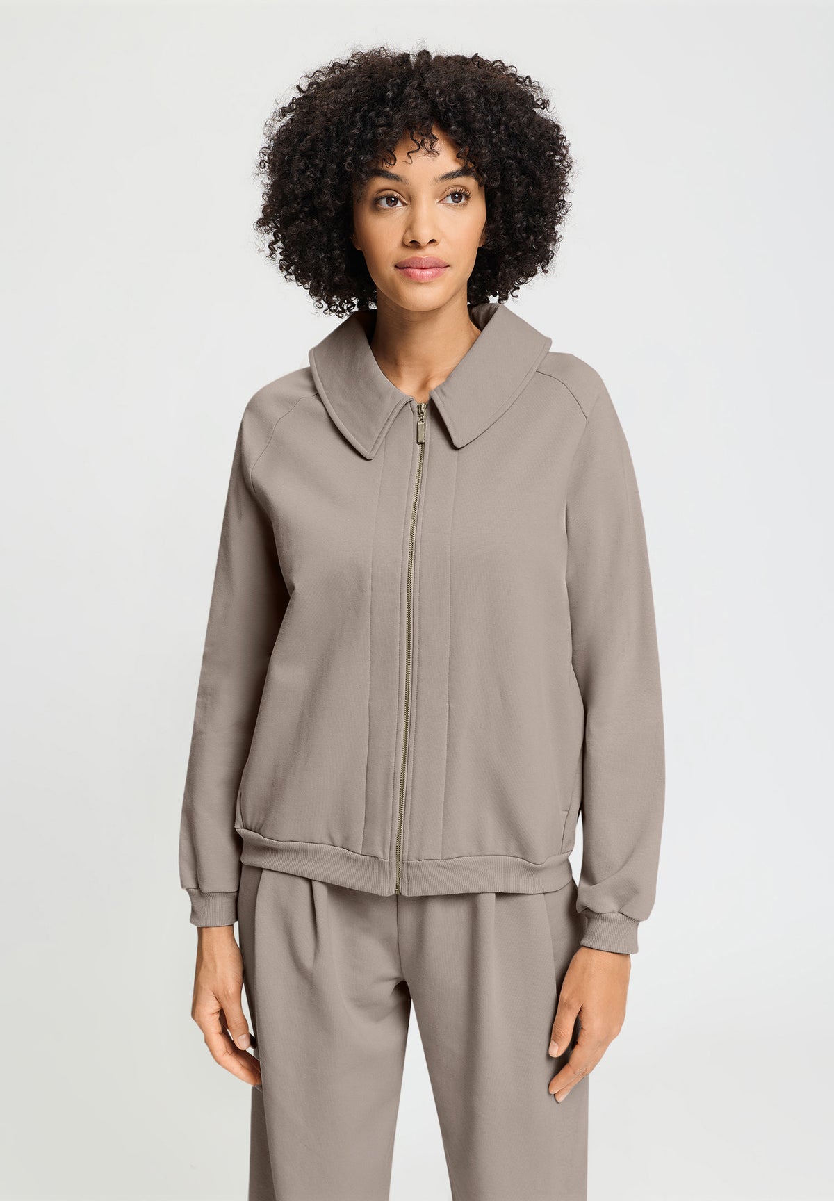 Natural Living Zip Jacket | Rose Grey 78935-2335