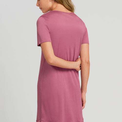 78992 Faye Short Sleeve Nightgown - 2425 Rosewood