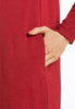 Natural Elegance Long Sleeve Gown | Redwood Melange 79023-1226