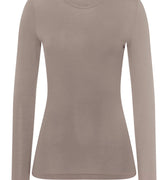 79069 Soft Touch Long Sleeve Top - 1825 Taupe Grey