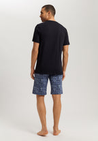 Night And Day S/Slv Pajama | Liquid Check 79267-2354