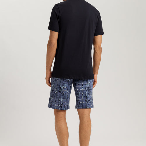 Night And Day S/Slv Pajama | Liquid Check 79267-2354