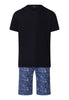 Night And Day S/Slv Pajama | Liquid Check 79267-2354