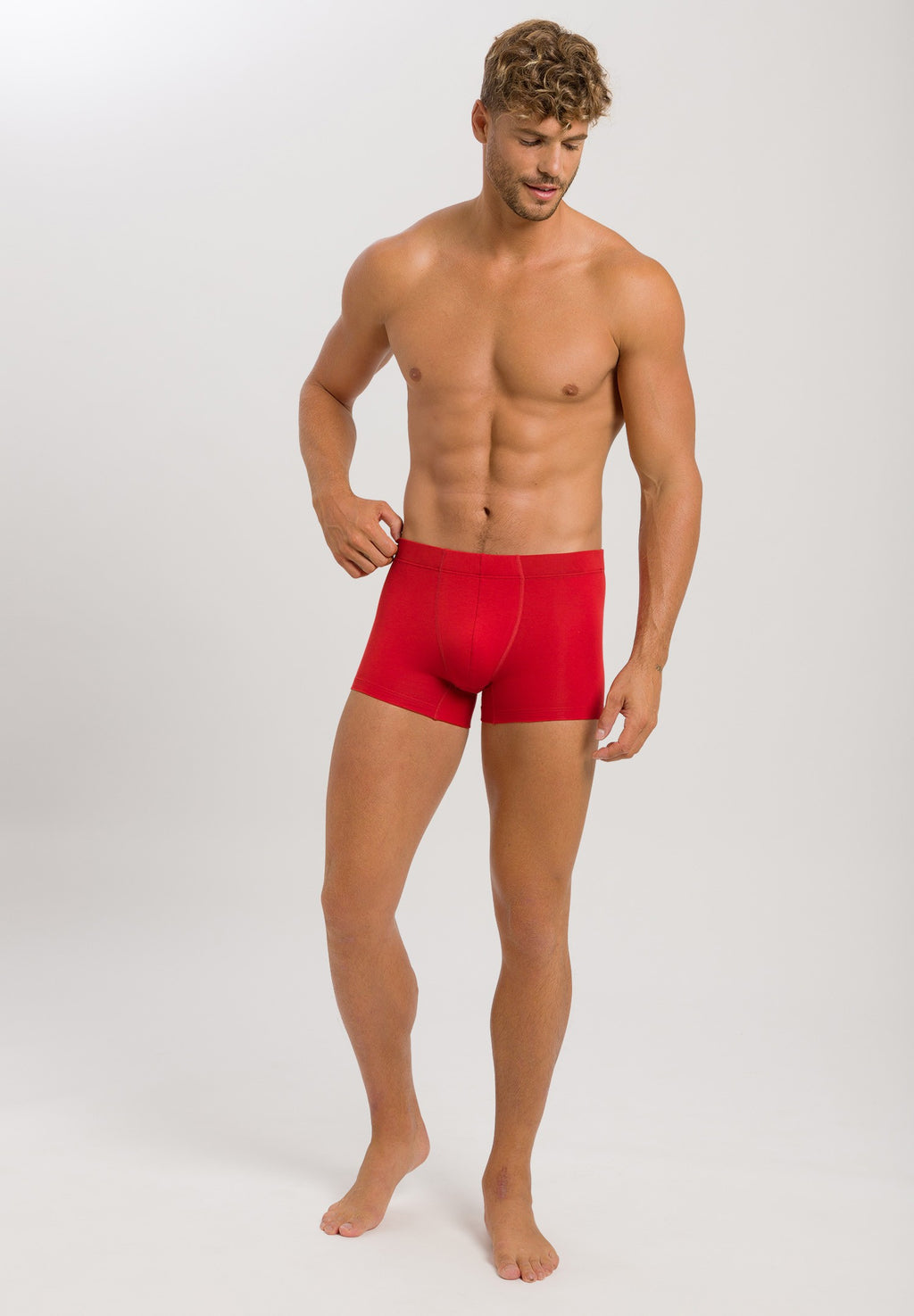 Cotton Essentials Boxer Brief | Bright Red 79311-2413