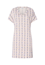Sleep And Lounge S/Slv Gown | Feminine Stripe 79321-2391