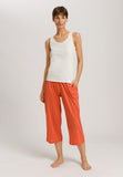 Sleep And Lounge Crop Knit Pants Print | Coral Gold 79386-1279