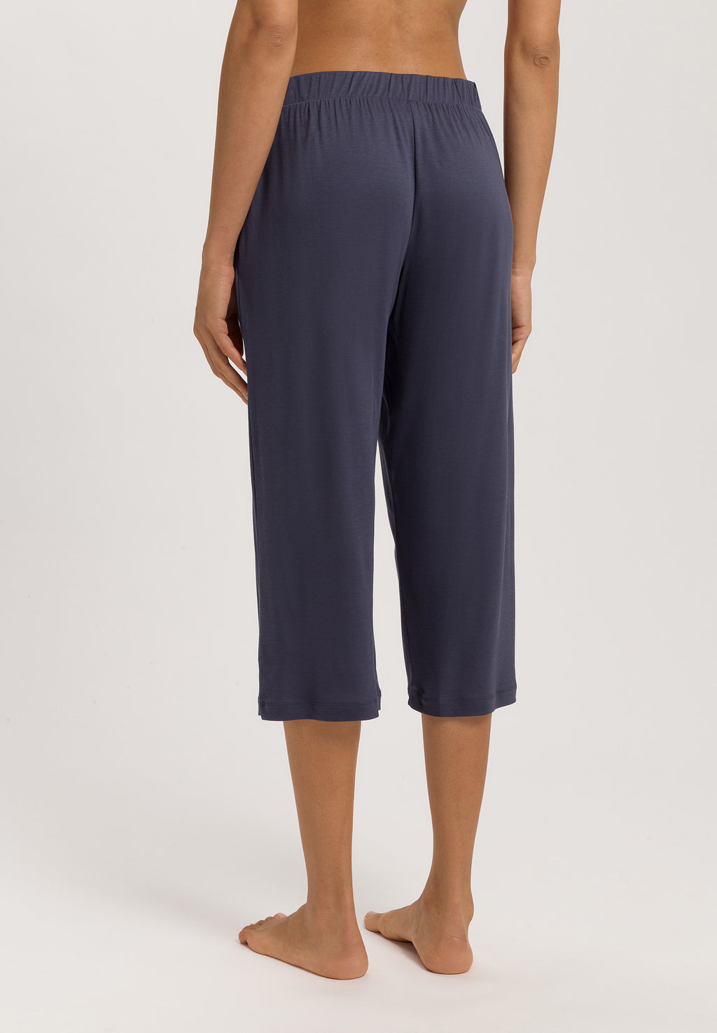 Sleep And Lounge Crop Knit Pants Print | Smoky Blue 79386-1534