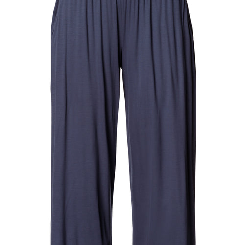 Sleep And Lounge Crop Knit Pants Print | Smoky Blue 79386-1534