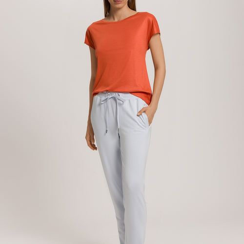 Sleep And Lounge Short Sleeve Shirt | Coral Gold 79391-1279