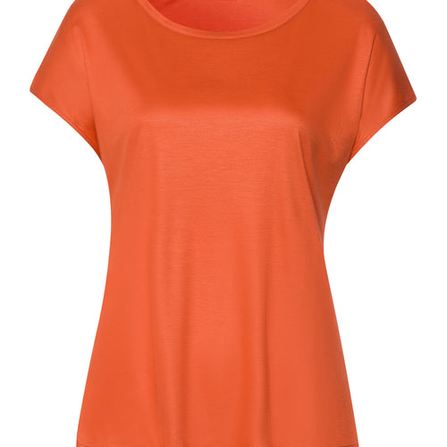 Sleep And Lounge Short Sleeve Shirt | Coral Gold 79391-1279