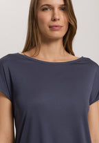 Sleep And Lounge Short Sleeve Shirt | Smoky Blue 79391-1534