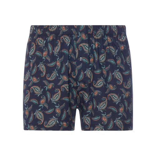Fancy Jersey Cotton Knit Boxers | Floral Paisley Print 79400-2940
