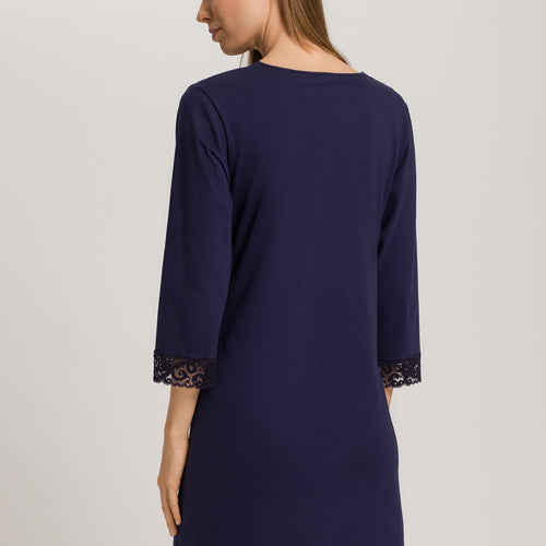 Moments 3/4 Slv Gown 90cm | Navy 79457-1632