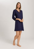 Moments 3/4 Slv Gown 90cm | Navy 79457-1632