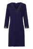 Moments 3/4 Slv Gown 90cm | Navy 79457-1632