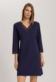 Moments 3/4 Slv Gown 90cm | Navy 79457-1632